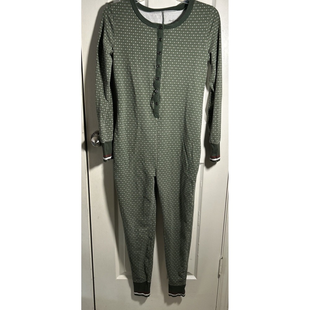 Magnolia Hearth and Hand Women Cabincore Long John Pajamas Size XS Loungewear
